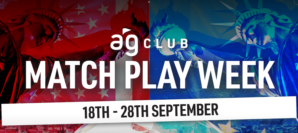 AG Club – Match Play üritus 18.-28. septembrini