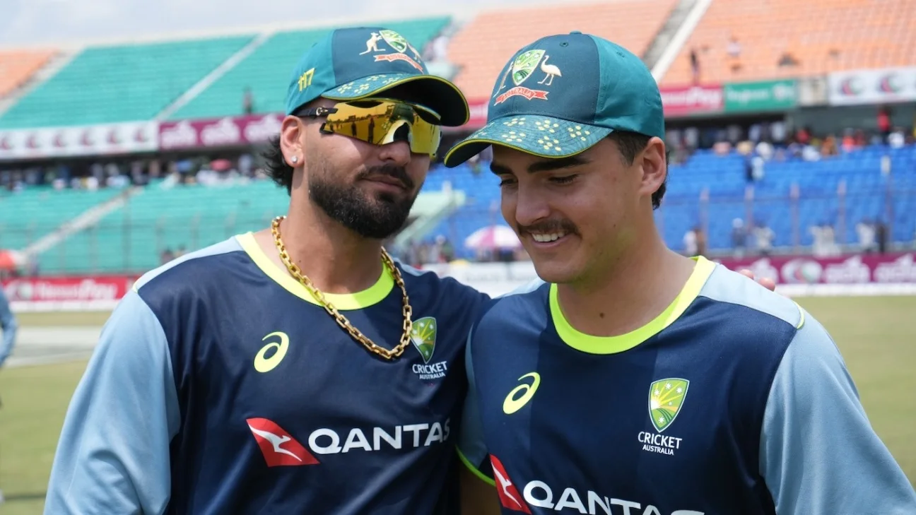 Ban vs Aus T20I: debütant Joel Davies elab Aussie Spinners Chattogrammi unistuste bänneripäeva