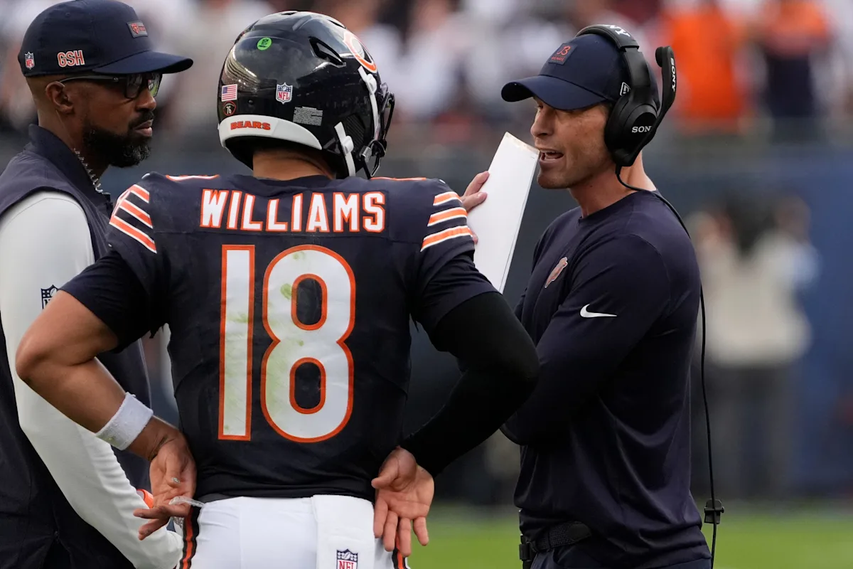 Ben Johnson räägib igapäevastest kohtumistest Bears QB Caleb Williamsiga