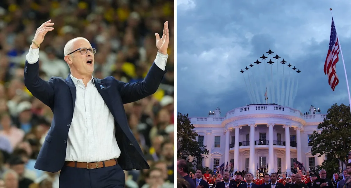Dan Hurley viskab UFC Freedom 250 järel Valges Majas UConn-Duke'i mängu