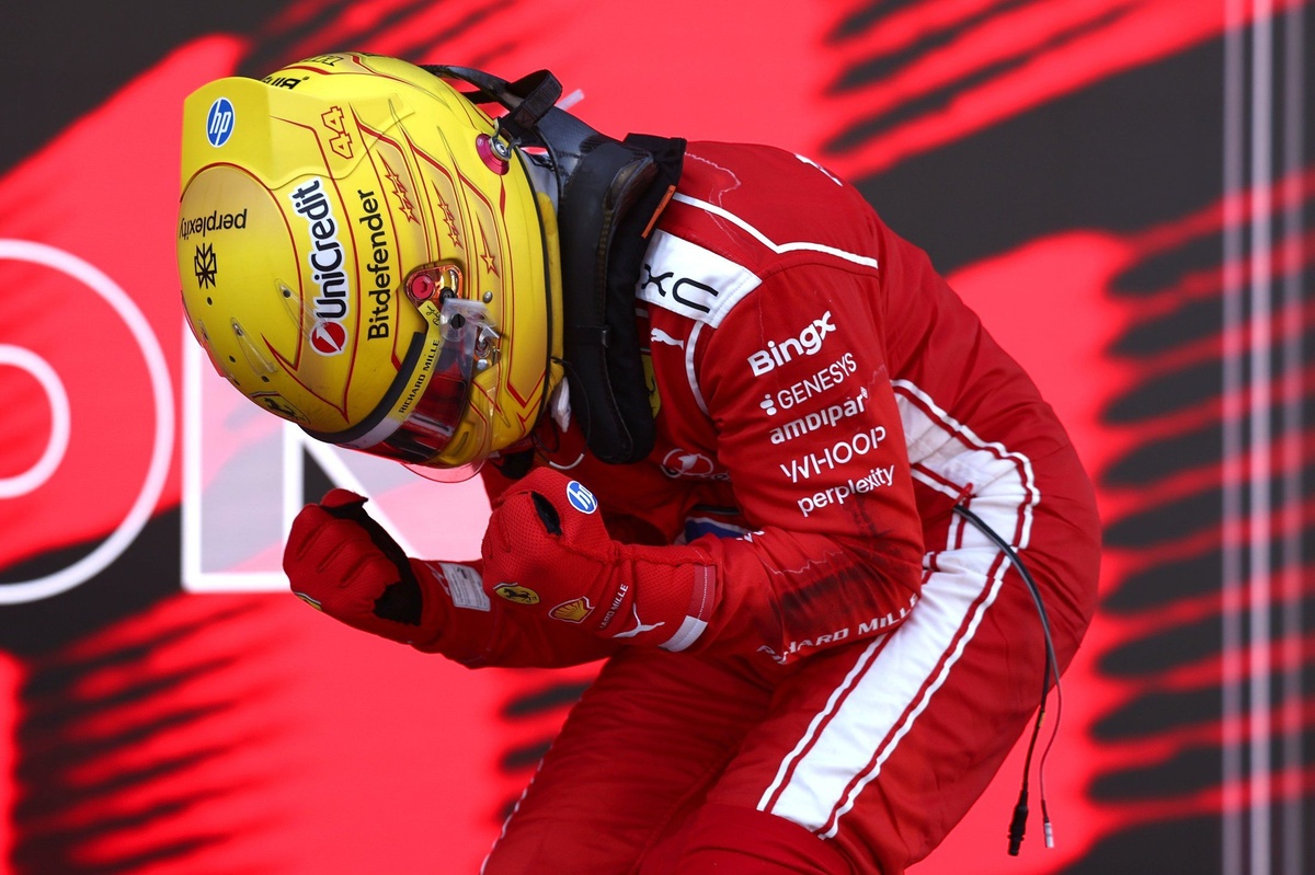 F1 Barcelona GP: Hamilton võitis Ferrari esimese võidu, kuna Antonelli lahkub hilja