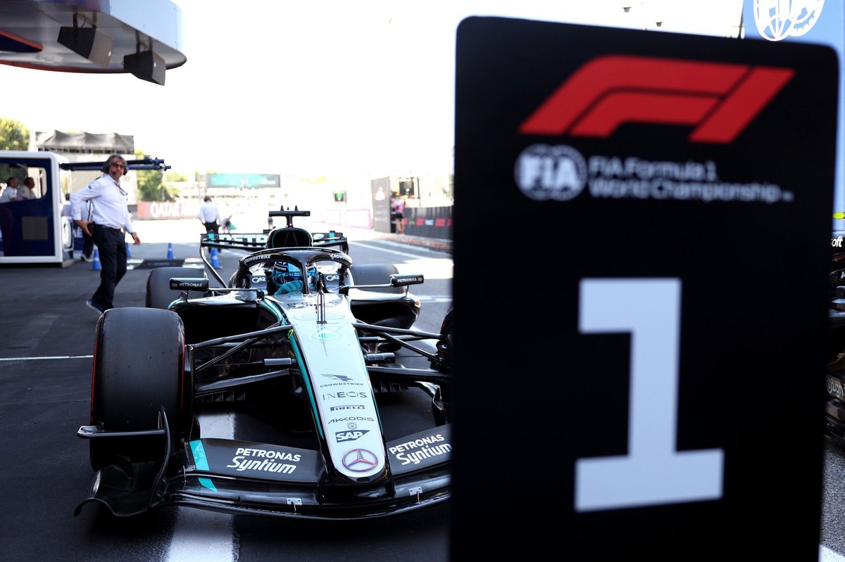 F1 Barcelona GP: Russell alistas Hamiltoni, kuna Leclerc kukkus