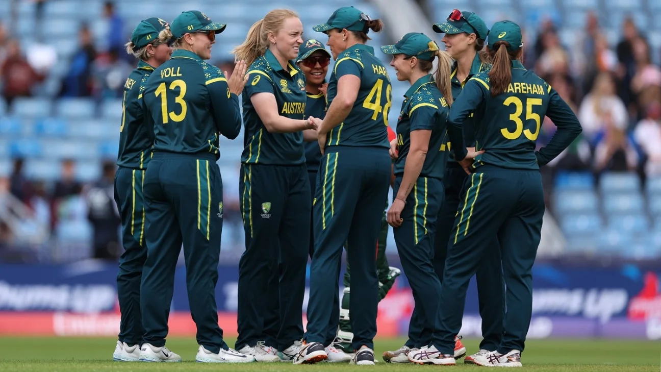 Naiste maailmameistrivõistluste T20 2026 9. matš AUS-W vs BAN-W, 1. grupi matši aruanne 17. juuni 2026