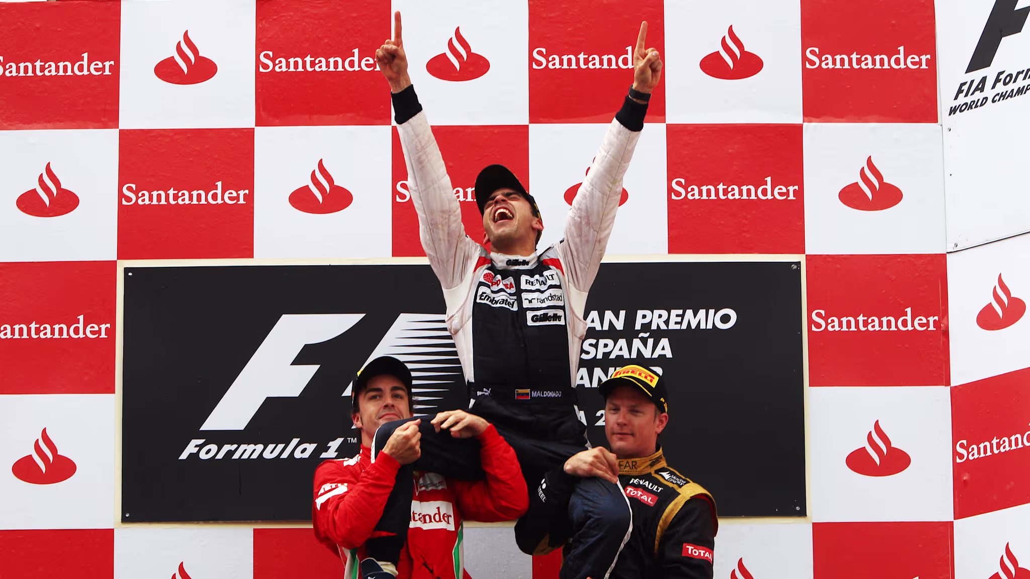 MONTE-CARLO, MONACO - JUNE 7:  Carlos Sainz of Spain and Williams answers questions in the TV media