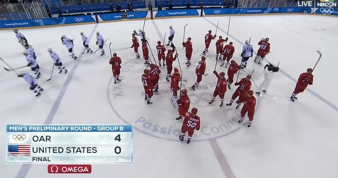 USA jäähokikoondis kaotab Venemaale. Süüdista selles nimekirjas NHL-i.