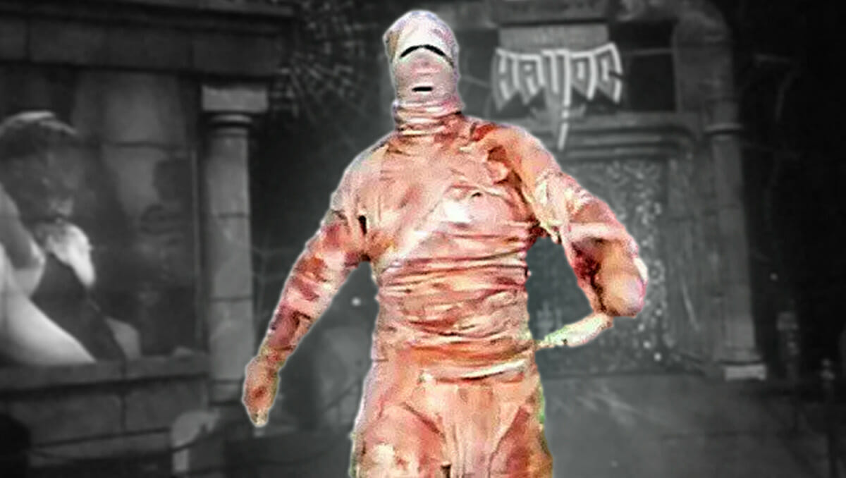Why The Yeti was called that (despite being a mummy), who was initially cast, and the accidental moment with Hulk Hogan at Halloween Havoc!